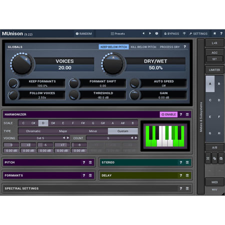 MeldaProduction MUnison Software Plug-In, Electronic Download