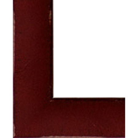 Maxxi Photo St. Tropez Collection Wooden Wall Frame, Holds 1 4x6" Photo, Color: Burgundy.