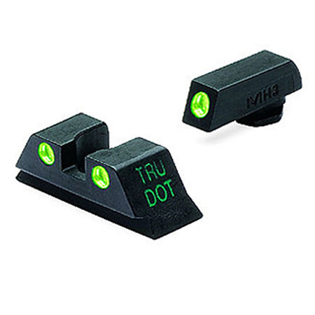 Meprolight Glock Tru-Dot Adjustable Night Sight Set for G17/19/20/21/22/23/34/35