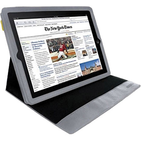 Mophie Workbook Fully Adjustable Folio f/iPad,Cement/Yl