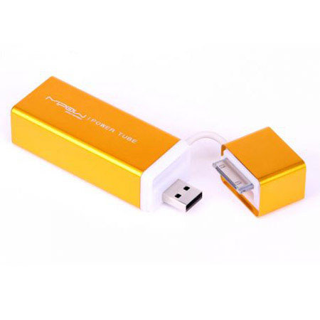 MiPow SP3000 Power Tube 3000mAh Backup Battery, Gold