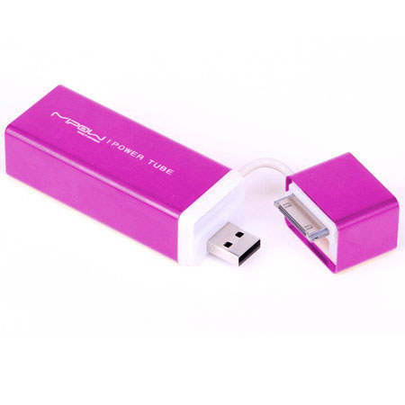 MiPow SP3000 Power Tube 3000mAh Backup Battery, Pink