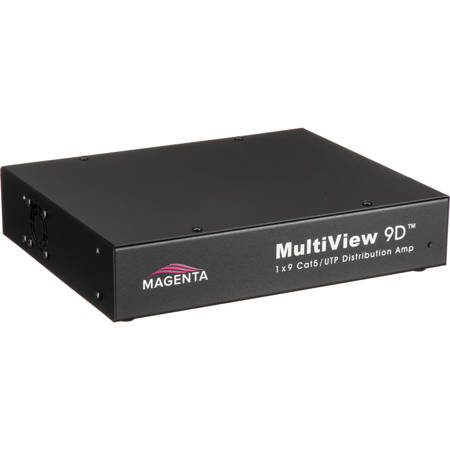 Magenta Research MultiView 9D 1x9 CAT5 Distribution Amplifier, Supports All MultiView-'X' A