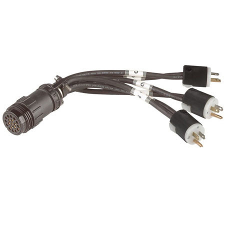Mole-Richardson Cable Adapter, House-Socapex, (3)House Male-Female Socapex