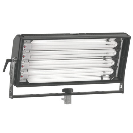 Mole-Richardson Biax-4 Omni Fluorescent Fixture with Yoke, Phase Dimming, 120VAC