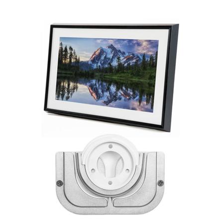 Meural Canvas - Leonora Black With Meural Swivel Mount Frame Wall Mount