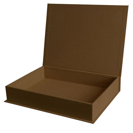 Michael Roger Brown Book Cloth Box, 9 in x 12 in x2 in