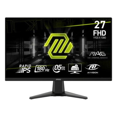 MSI MAG 275F 27" 16:9 Full HD 180Hz IPS LED HDR Gaming Monitor, Metallic Black