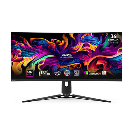 MSI MAG 321CUP QD-OLED 31.5" 16:9 4K UHD 165Hz Curved HDR Gaming Monitor, Black