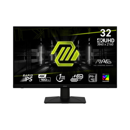 MSI MAG 322UPF 32" 16:9 4K UHD 160Hz IPS LED HDR Gaming Monitor, Metallic Black