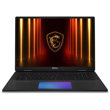 MSI Titan 18 HX AI A2XWJG-016US 18" UHD+ 120Hz Gaming Laptop, Intel Core Ultra 9 285HX 2.8GHz, 96GB RAM, 6TB SSD, NVIDIA GeForce RTX 5090 24GB, Windows 11 Pro, Core Black