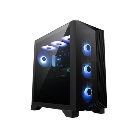 MSI Aegis RS2 14 A14NVP7-1461US Liquid Cooling Gaming Desktop Computer, Intel Core i7-14700KF 3.4GHz, 32GB RAM, 2TB SSD, NVIDIA GeForce RTX 5070 12GB, Windows 11 Home, Black