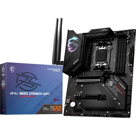 MSI MPG B650 CARBON Wi-Fi DDR5 AM5 SATA 6Gb/s ATX Gaming Motherboard