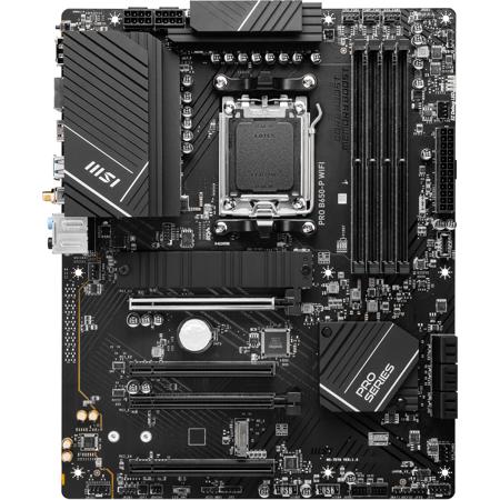 MSI PRO B650-P Wi-Fi DDR5 AM5 SATA 6Gb/s ATX Gaming Motherboard