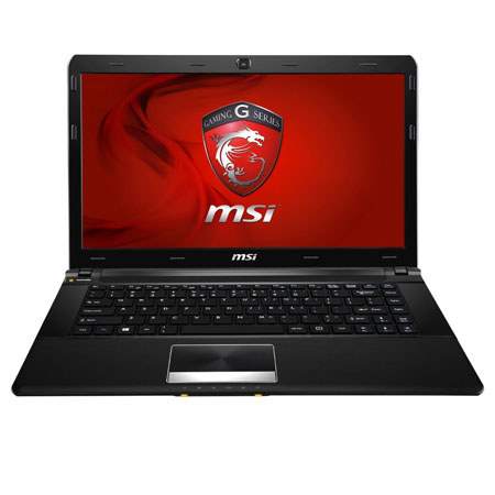MSI GE40 14" HD + Gaming Notebook Computer