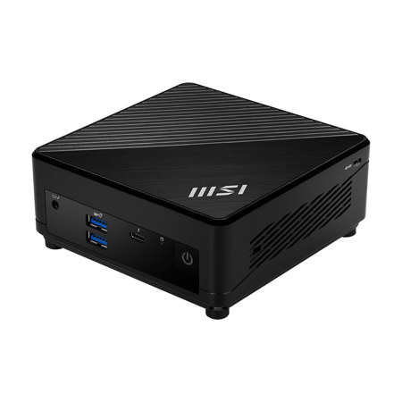 MSI Cubi 5 12M-265US Mini Desktop Computer, Intel Core i7-1255U 1.7GHz, 16GB RAM, 1TB SSD, Windows 11 Pro, Black