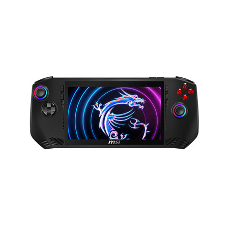 MSI Claw A1M-050US 7" Full HD 120Hz Touchscreen Handheld Gaming Console, Intel Core Ultra 7 155H 1.4GHz, 16GB RAM, 1TB SSD, Windows 11 Home, Black