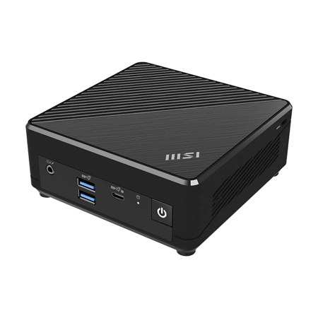 MSI Cubi N ADL-019BUS Mini Barebone Desktop Computer, Intel N200 1.0GHz, RAM, Storage and OS Not Included, Black