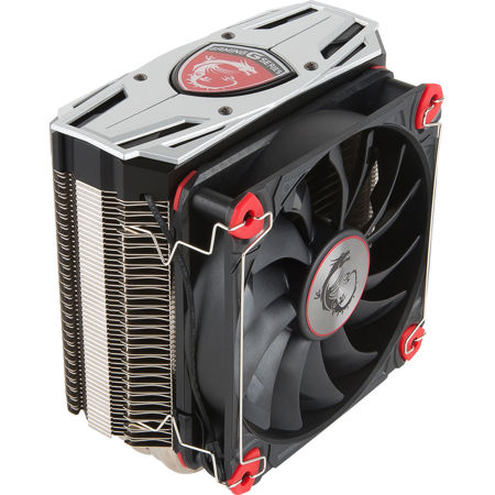 MSI Core Frozr L 120mm Hydro-Dynamic Bearing CPU Cooler, Silver/Black