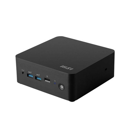 MSI Cubi NUC 13MQG-202BUS Mini Barebone Desktop Computer, Intel Core i7-1365U vPro Enterprise 1.8GHz - RAM, Storage and OS Not Included, Black