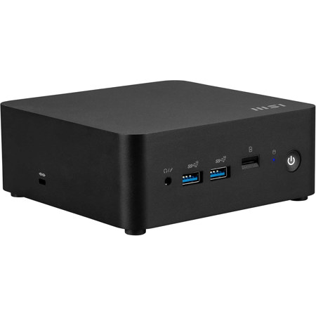 MSI Cubi NUC 1MG-009US Mini Desktop Computer, Intel Core 5-120U 1.4GHz, 16GB RAM, 1TB SSD, Windows 11 Home, Black