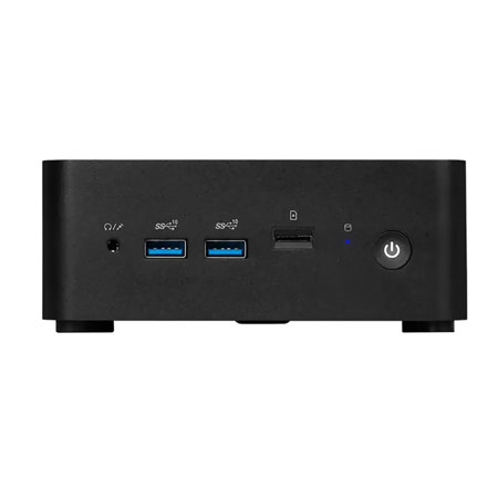 MSI Cubi NUC AI 1UMG-025BUS Mini Barebone Desktop Computer, Intel Core Ultra 5 125H 1.2GHz - RAM, Storage and OS Not Included, Black