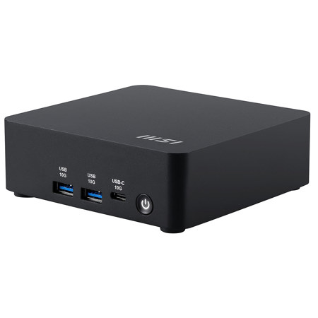 MSI Cubi NUC AI 1UMG-014US Mini Desktop Computer, Intel Core Ultra 7 155H 1.4GHz, 32GB RAM, 1TB SSD, Windows 11 Home, Black