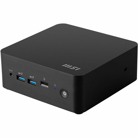 MSI Cubi NUC AI 1UMG-044US Mini Desktop Computer, Intel Core Ultra 5 125H 1.2GHz, 16GB RAM, 1TB SSD, Windows 11 Home, Black