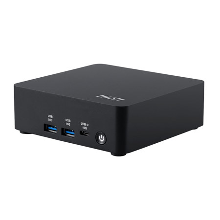 MSI Cubi NUC AI 1UMG-010US Mini Desktop Computer, Intel Core Ultra 7 155H 1.4GHz, 32GB RAM, 1TB SSD, Windows 11 Pro, Black
