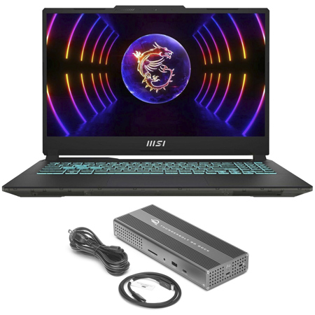 MSI Cyborg 15 A13VE 15.6" FHD 144Hz,i7-13620H,32GB,512GB,RTX4050,W11H, w/Go Dock