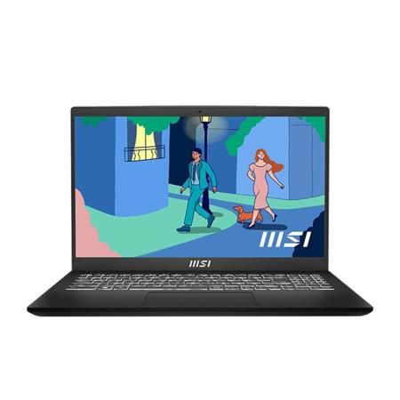 MSI Modern 15 B7M-223US 15.6" Full HD Notebook Computer, AMD Ryzen 7 7730U 2.0GHz, 16GB RAM, 1TB SSD, Windows 11 Pro, Classic Black