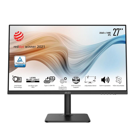 MSI Modern MD272P 27" 16:9 Full HD IPS LCD Monitor, Black