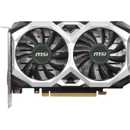 MSI GeForce GTX 1650 D6 AERO ITX OC 4GB GDDR6 Gaming Graphics Card, 1x  DisplayPort, 1x DVI, 1x HDMI