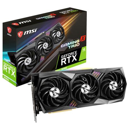 MSI GeForce RTX 3080 Gaming X TRIO 10GB GDDR6X Gaming Graphics Card