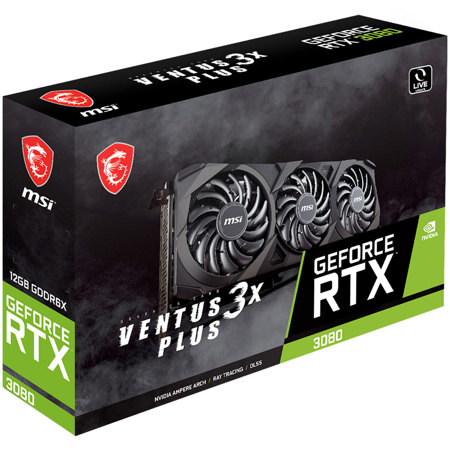 MSI GeForce RTX 3080 VENTUS 3X 10G OC グラフィックスボード VD7358 : MSI Gaming GeForce RTX 3080 Ventus 3X Plus 10G OC LHR