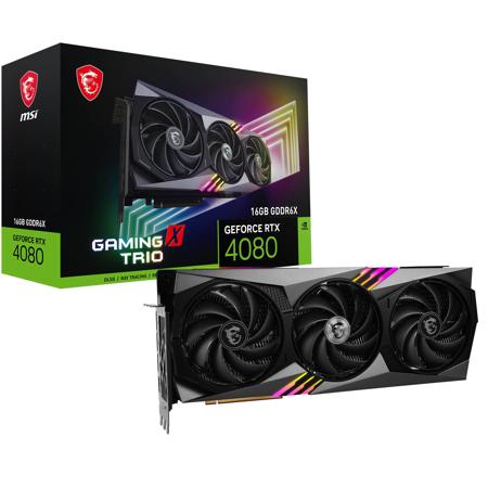 MSI NVIDIA GeForce RTX 4080 Gaming X TRIO 16GB GDDR6X Graphics