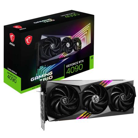 MSI NVIDIA GeForce RTX 4090 Gaming TRIO 24GB GDDR6X RGB Graphics Card