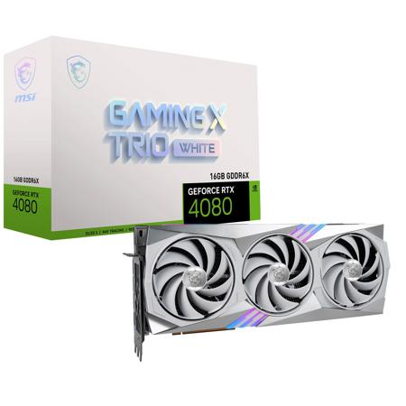 MSI GeForce RTX 4080 16GB GAMING X TRIO Graphics Card - DirectX 12