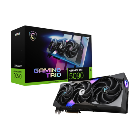 MSI NVIDIA GeForce RTX 5090 32GB GDDR7 Gaming Trio OC Graphics Card ...