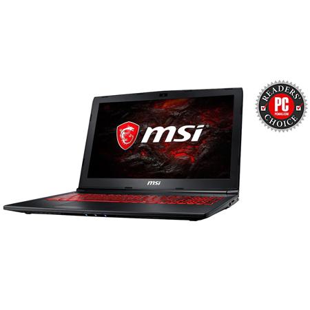 MSI GL62M 7RDX-1408 Full HD Gaming Notebook Computer, Intel i7-7700HQ  8GB RAM, 128GB SSD 1TB HDD, NVIDIA GeForce GTX 1050 2GB, Windows 