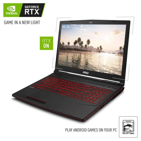 MSI GL63 15.6" 120Hz Gaming, i5-8300H, 16GB RAM, 256GB SSD, RTX 2060, W10, Black