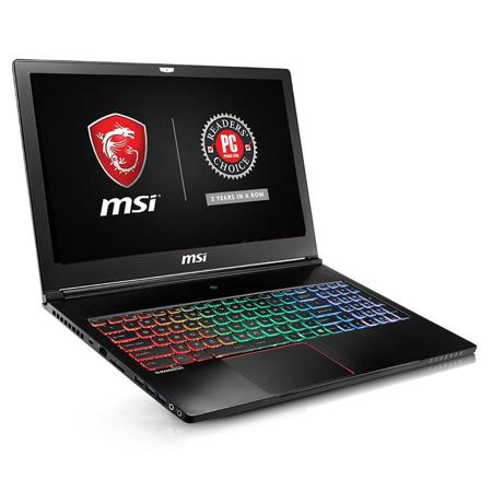MSI GS63 Stealth Pro 15.6", i7-6700HQ, 16GB, 128GB SSD + 1TB HDD, GTX1060, W10H