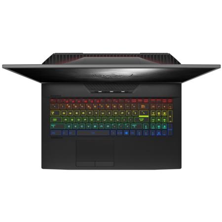 MSI GT76 17.3" UHD, i7-9700K, 32GB RAM, 2x512GB SSD+1TB HDD, RTX2070, W10P,Black