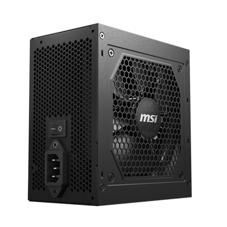 MSI MAG PCIE5 80+ Gold Certified Modular ATX Power Supply Unit