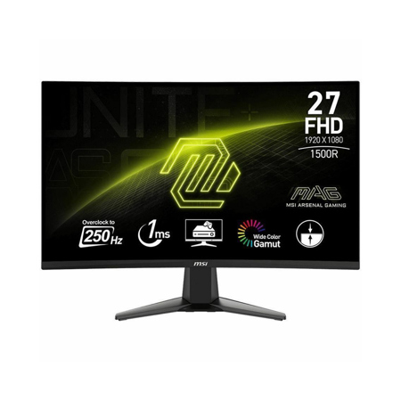 MSI MAG 27C6X 27" 16:9 Full HD 240Hz Curved VA LCD HDR Gaming Monitor, Black