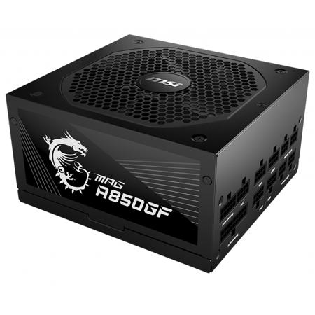 MSI MPG A850GF 850W 80+ Gold Certified Modular ATX Power Supply Unit