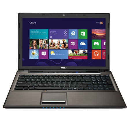 MSI C Series CX61 0NF-621US 15.6" Gaming Notebook, 8GB RAM, 750GB HDD