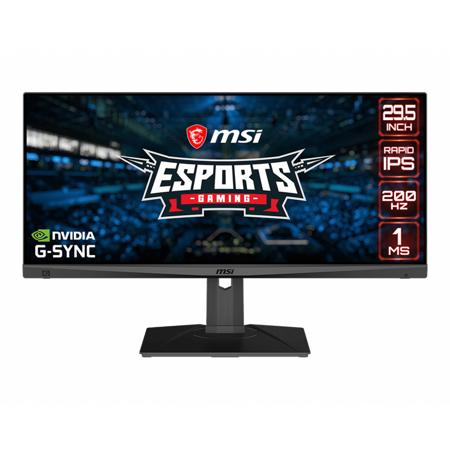 MSI Optix MAG301RF 29.5" 21:9 UltraWide Full HD 200Hz IPS LCD HDR Gaming Monitor