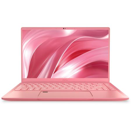 MSI Prestige 14 14" Computer, i7-10710U, 16GB, 512GB, GTX 1650, W10P, Rose Pink
