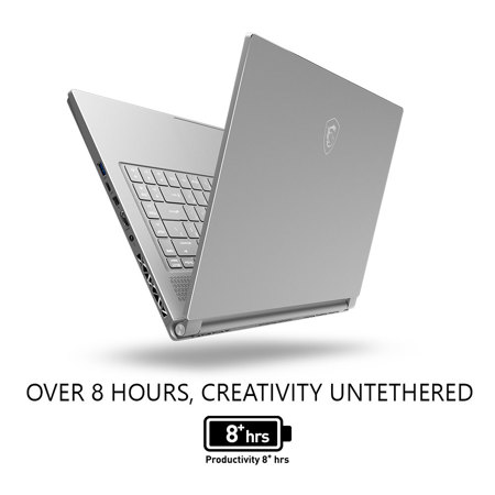 MSI P65 Creator, i7-8750H, 16GB RAM, 256GB SSD, GTX1050Ti, W10P, Aluminum Silver